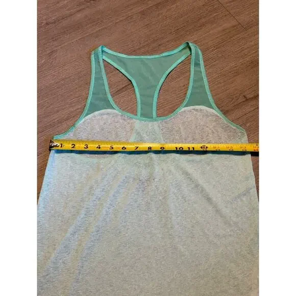 Hollister Sport Women's Med Teal Workout Athletic Sleeveless Racer Back Tank Top - Picture 12 of 12